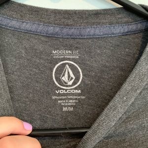 volcom long sleeve gray tee